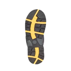 Dryshod Mens Steel Toe Adjustable Gusset Black/Yellow Rubber Work Boots -Fashion Footwear Shop STG UH BK 007