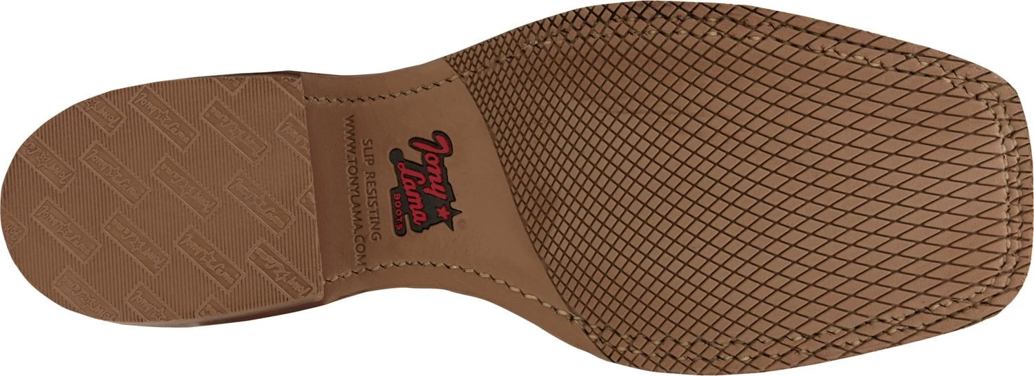 Tony Lama 11in Americana Mens Gold Brown Landgrab Leather Cowboy Boots 5 Tony Lama 11in Americana Mens Gold Brown Landgrab Leather Cowboy Boots - Image 5