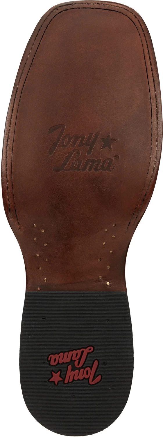 Tony Lama 11in 1911 Croc Mens Walnut/Green Tapadera Leather Cowboy Boots 6 Tony Lama 11in 1911 Croc Mens Walnut/Green Tapadera Leather Cowboy Boots - Image 6