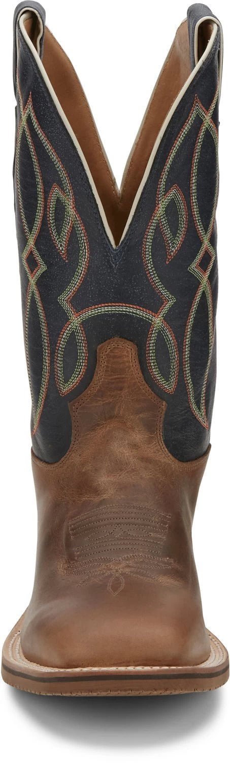 Tony Lama 11in Americana Mens Gold Brown Landgrab Leather Cowboy Boots 6 Tony Lama 11in Americana Mens Gold Brown Landgrab Leather Cowboy Boots - Image 6