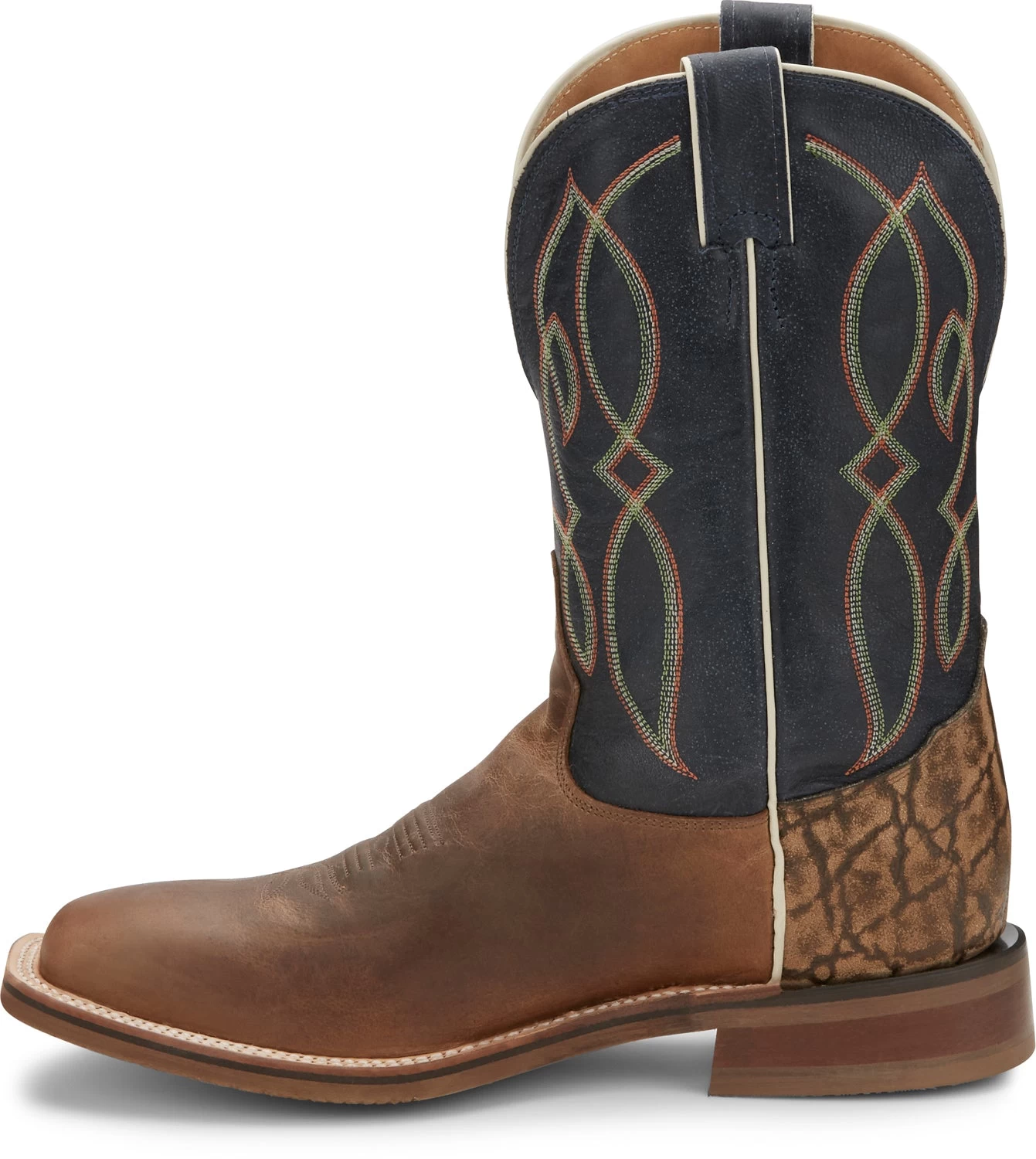 Tony Lama 11in Americana Mens Gold Brown Landgrab Leather Cowboy Boots 7 Tony Lama 11in Americana Mens Gold Brown Landgrab Leather Cowboy Boots - Image 7
